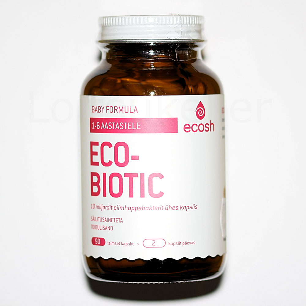 Ecobiotic probiootikumi kapslid beebidele (90tk 45g)