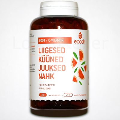 MSM+C vitamiini kapslid (160tk 112g)
