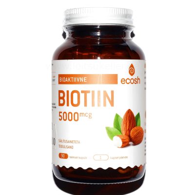 Biotiini kapslid (B7 vitamiin) (90 kapslit)