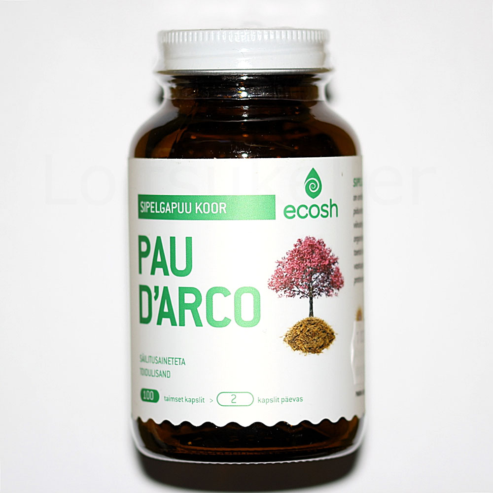 Pau D Arco kapslid (100 kapslit, 50g)