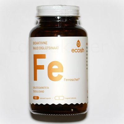 Raud diglütsinaat Ferroschel kapslid (90 kapslit, 45g)