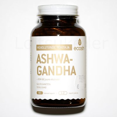 Ashwagandha kapslid (90 kapslit, 45g)