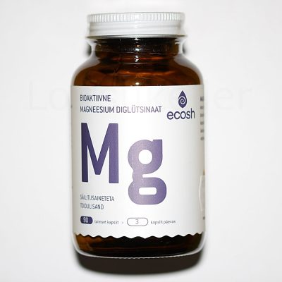 Bioaktiivne Magneesium diglütsinaat (90 kapslit)