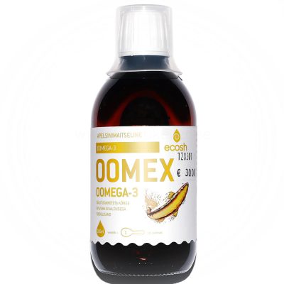 Oomex - oomega-3 kalaõli + tudraõli (150ml)