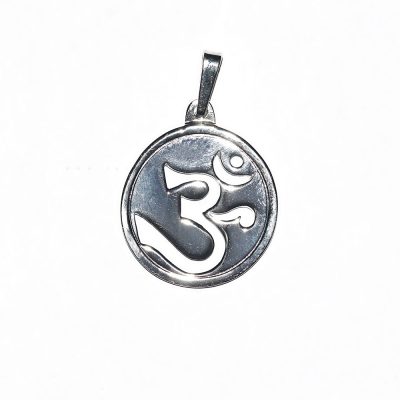 Hõberipats OM ringis (~20mm; 3,5 g)