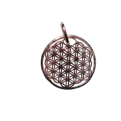 Hõberipats Elulill roosa kullaga kaetud (~ 25mm; 2,5-2,8g)