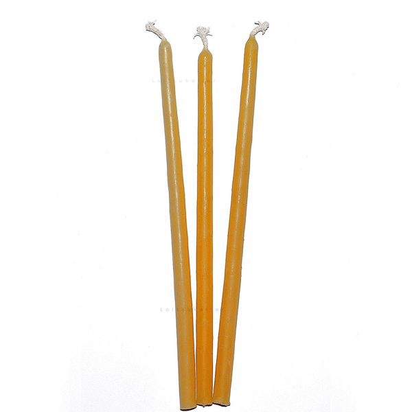 Mesilasvahast kirikuküünal keskmine (20cm)