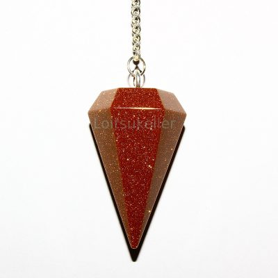 Sünteetiline päikesekivi pendel (~2,5*3 cm)