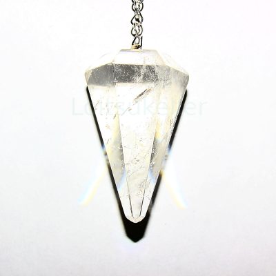 Mäekristall pendel tahuline (~2,5*3 cm)