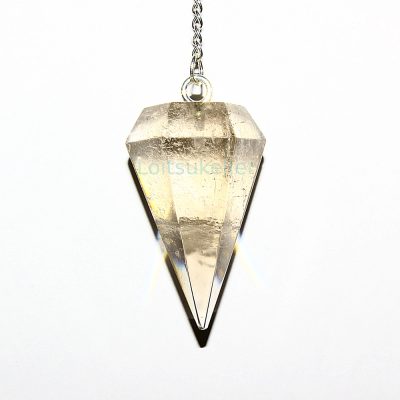 Suitsukvarts pendel lihtsama ketiga (~3cm kivi pikkus)