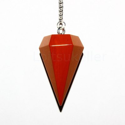 Punane jaspis pendel (~2,5*3 cm)