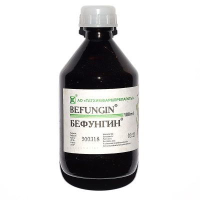 Musta pässiku tinktuur "Befungin" Toidulisand / Chaga tincture food supplement (100ml)