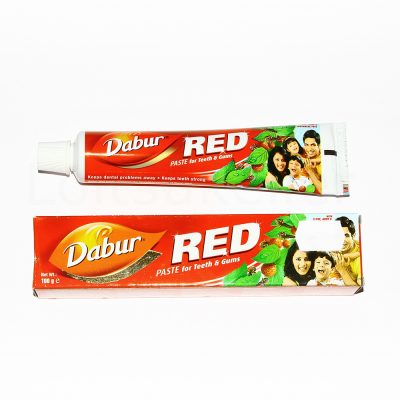 Hambapasta "Punane" nelgi, mündi ja hambavalupuuga (100ml)