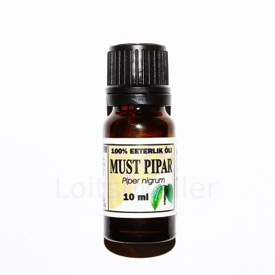 Must pipar 100% eeterlik õli (10ml)