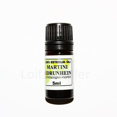 Sidrunhein Martini 100% eeterlik õli (5ml)