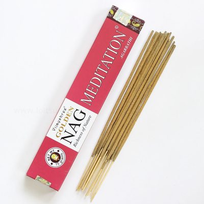 Golden Nag Meditatsioon lõhnapirrud (viirukid) / Incense (15g)