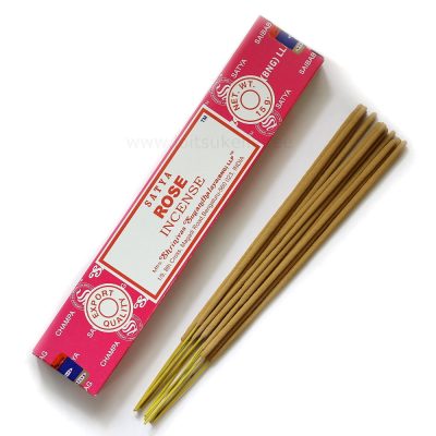 Satya roos lõhnapirrud (viirukid) / Satya Rose Incense (15g)
