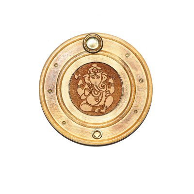 Ümmargune lõhnapirru alus "Ganeša" viirukialus Ganesha (läbimõõt 10cm)