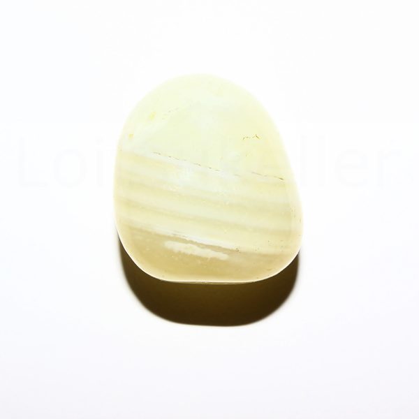 Valge ahhaat lihvitud keskmine (~3,5*3,5 cm)