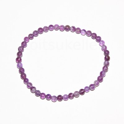 Ametüst käevõru 4mm kuulid (~20cm pikk)