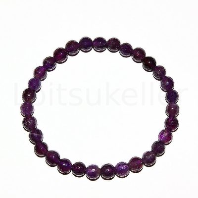 Nurklihviga Ametüst käevõru 5-6mm "AA" kvaliteet (kuuli läbimõõt ~5-6mm)