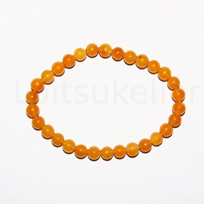 Aventuriin oranž käevõru 6mm (kuuli läbimõõt ~6mm)