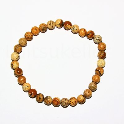 Jaspis maastiku(Pilt) käevõru (kuuli läbimõõt ~4mm)