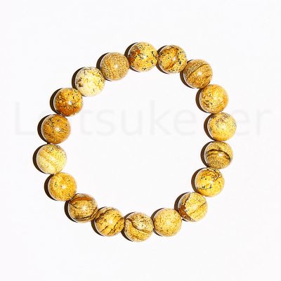 Jaspis maastiku(Pilt) käevõru (kuuli läbimõõt ~10mm)