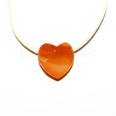 Karneool süda ripats (~2,5*3 cm)