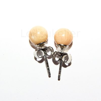 Kuukivi kõrvarõngad 6mm (kuuli läbimõõt ~6mm)