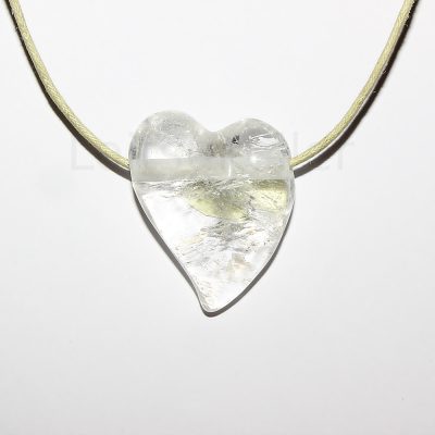 Mäekristall süda ripats "Swing" (~2,5*3 cm)