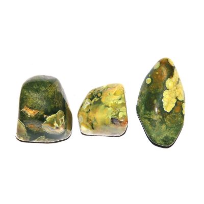 Vihmametsa rüoliit (jaspis) lihvitud suur (~2,5*2,5 cm)