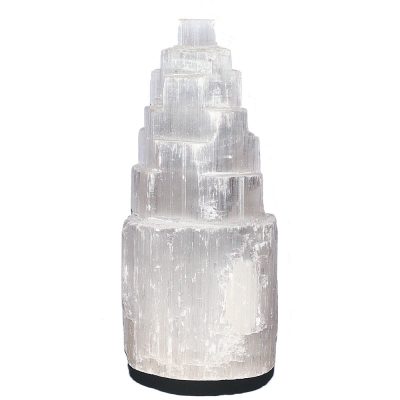 Suur seleniitlamp "Kaskaad" / Selenite lamp "Iceberg"