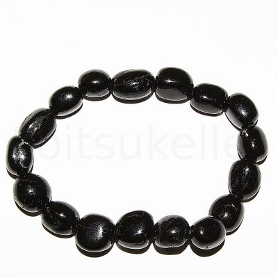 Turmaliin käevõru "nuggets" 10-12cm (tüki läbimõõt ~10mm)