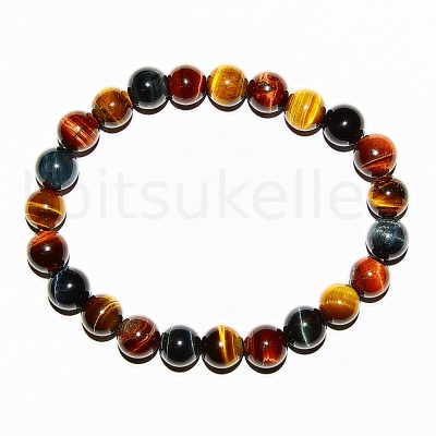 Tiigri- kulli- ning härjasilm käevõru (kuuli läbomõõt ~8mm)