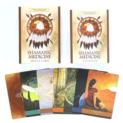 Shamanic Medicine Oracle Cards (kaardid 9,4x13,9; pakk 12,4x16,9)
