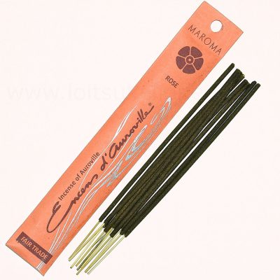 Roos MAROMA lõhnapirrud (viirukid) / Rose Incense (10 tk pakis)