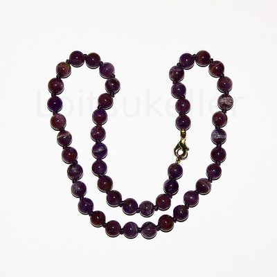 Ametüst kaelakee 45cm (kuuli läbimõõt ~8mm)