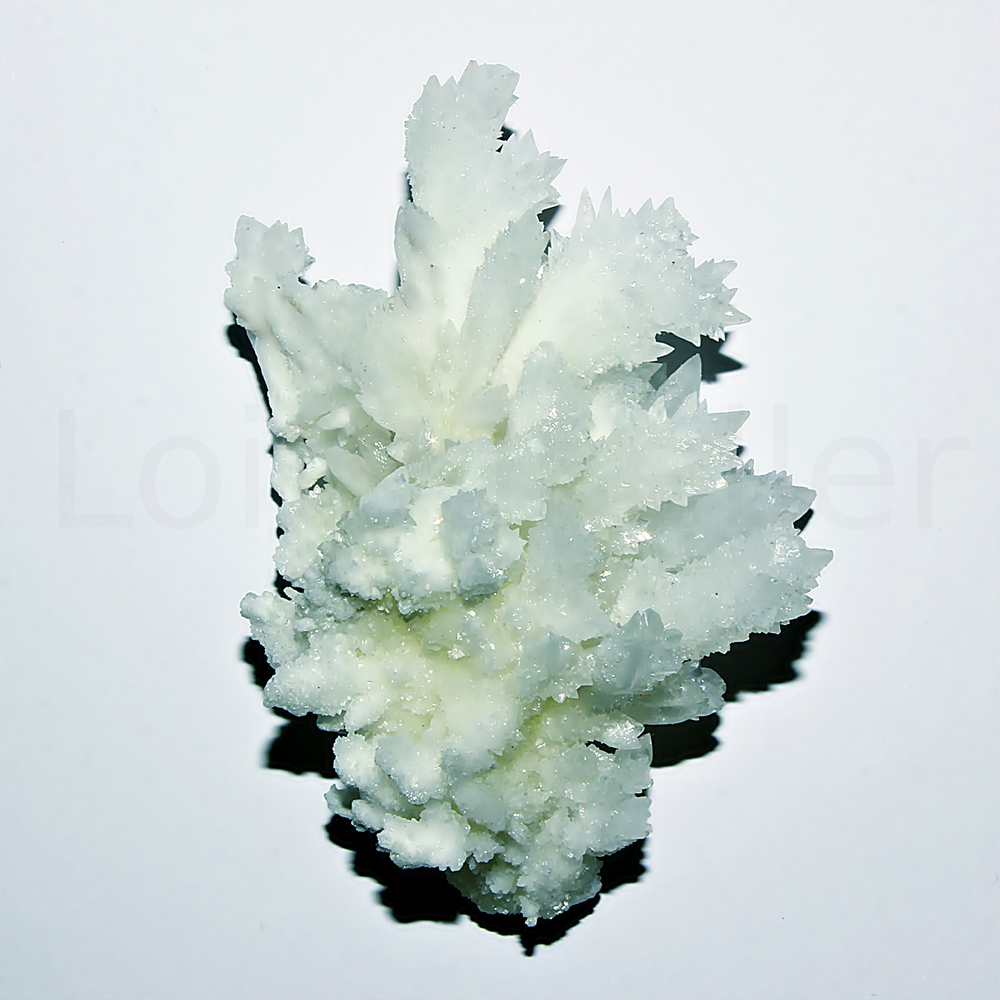 Valge aragoniidi druus (~2*5 cm)