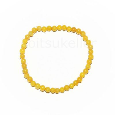 Aventuriin käevõru 4mm kollane