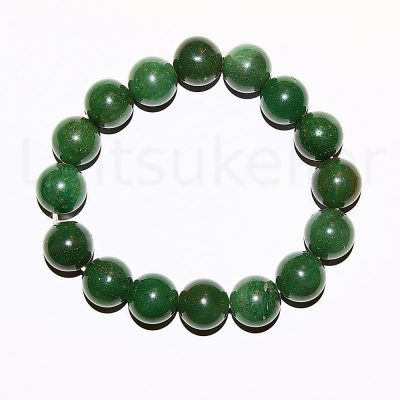 Roheline aventuriin käevõru 12mm kuulid (~20cm pikk)