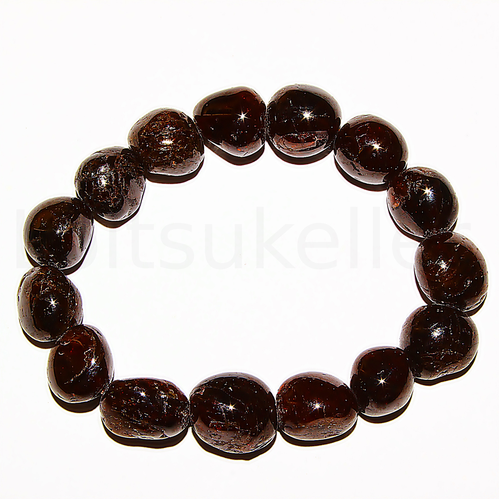 Granaat käevõru "nugget" (Kivi läbimõõt ~15mm)