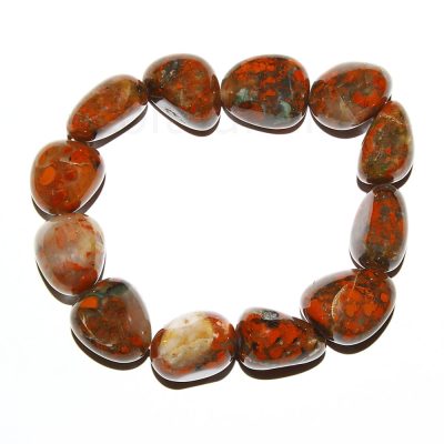 Jaspis Breksia käevõru "nugget"