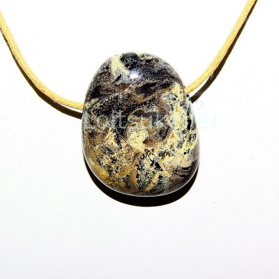 Hõbeleht jaspis ripats (~2,2*2,8 cm)