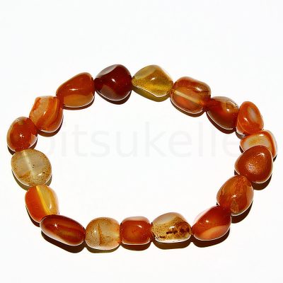 Karneool käevõru "nugget" (tüki läbimõõt ~10mm)