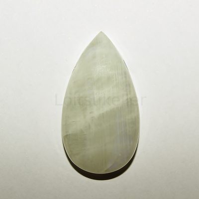 Labradoriit+kuukivi ripats (~2,5*4 cm)