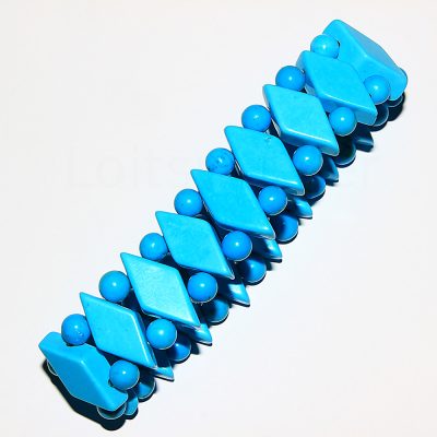 Värvitud magnesiit käevõru "diamond"