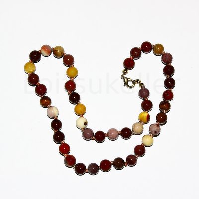 Mookaiit kaelakee 42cm (kuuli läbimõõt ~8mm)