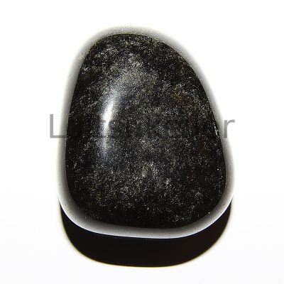 Hõbeobsidiaan lihvitud (~2,5*2,5 cm)