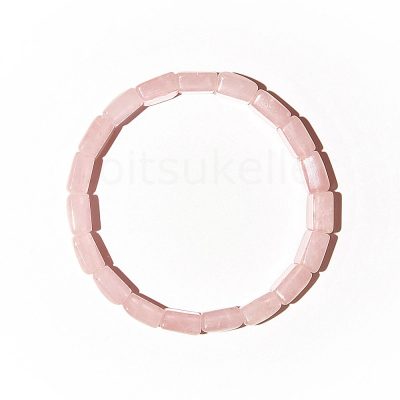 Roosa kvarts käevõru plaat ruut